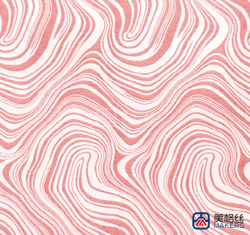 380gsm | Ripple | Red | Solution Dyed Acrylic Fabric for Cushion Cover