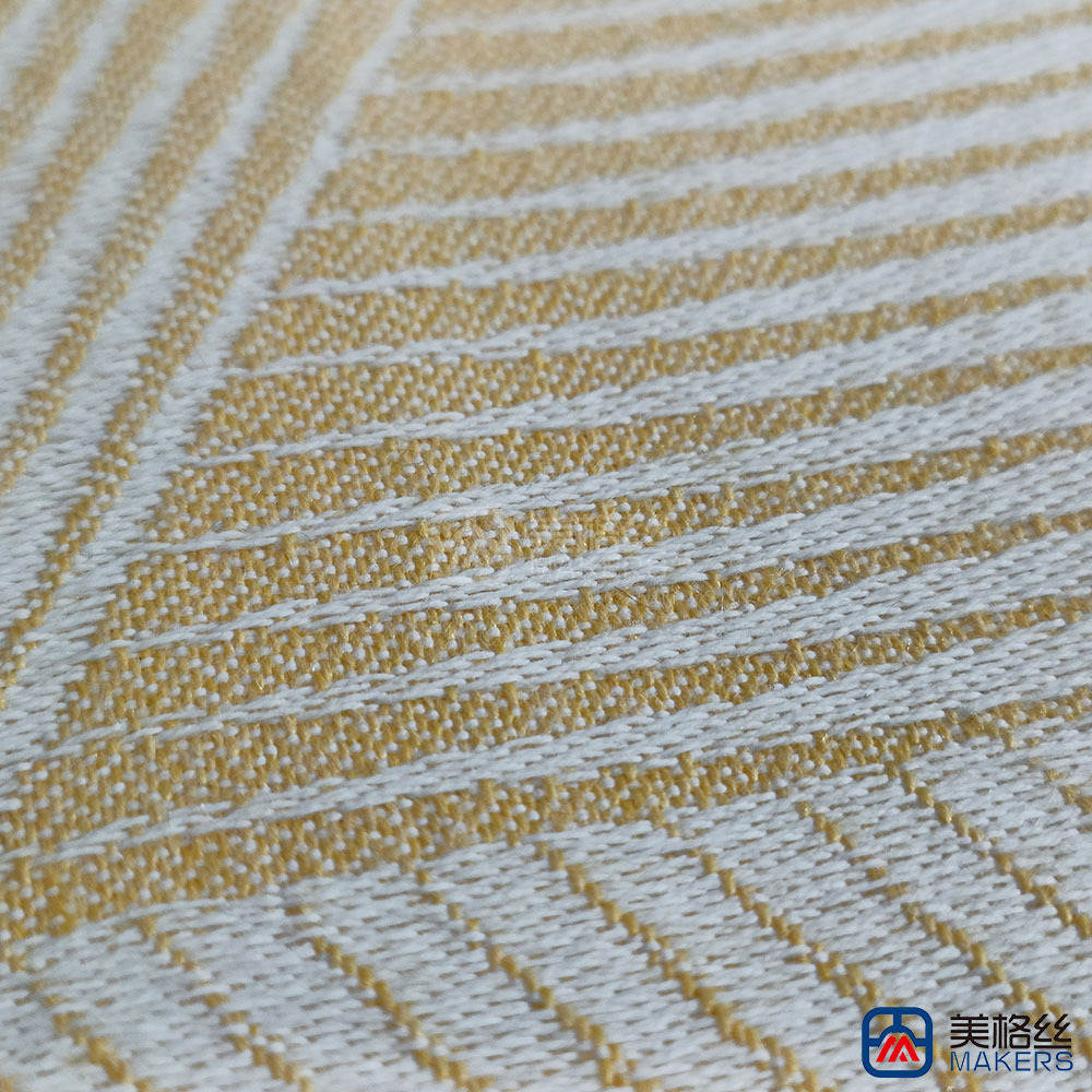 360gsm | Cube | Yellow | Solution Dyed Acrylic Fabric