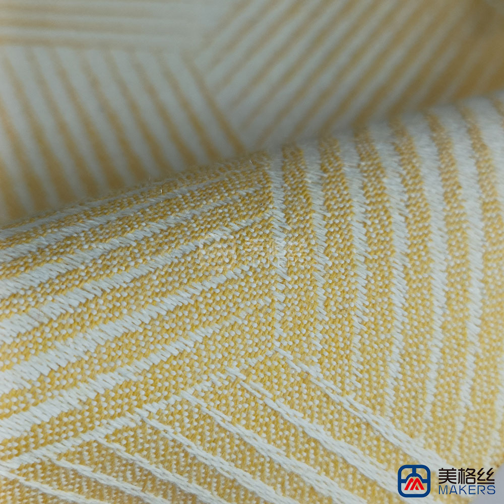 360gsm | Cube | Yellow | Solution Dyed Acrylic Fabric