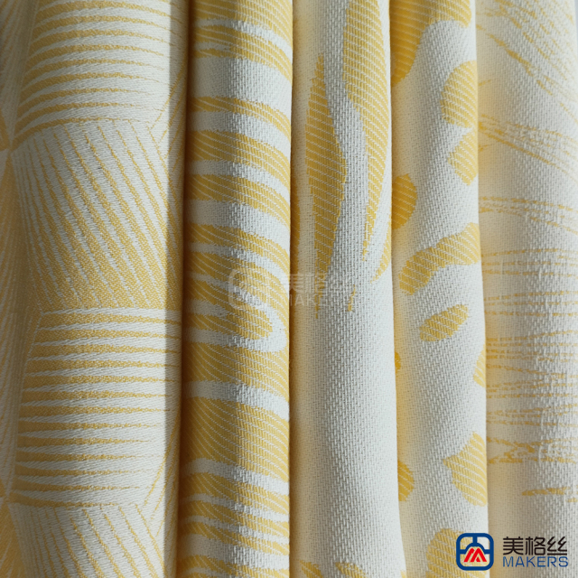 380gsm | Ripple | Yellow | Solution Dyed Acrylic Fabric