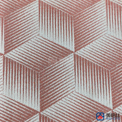 360gsm | Cube | Red | Solution Dyed Acrylic Fabric