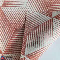 360gsm | Cube | Red | Solution Dyed Acrylic Fabric