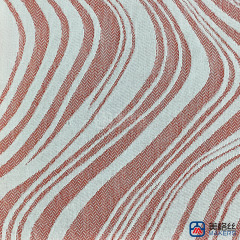 380gsm | Ripple | Red | Solution Dyed Acrylic Fabric for Cushion Cover