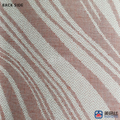 380gsm | Ripple | Red | Solution Dyed Acrylic Fabric for Cushion Cover