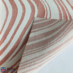 380gsm | Ripple | Red | Solution Dyed Acrylic Fabric for Cushion Cover