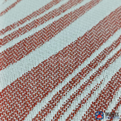 380gsm | Ripple | Red | Solution Dyed Acrylic Fabric for Cushion Cover