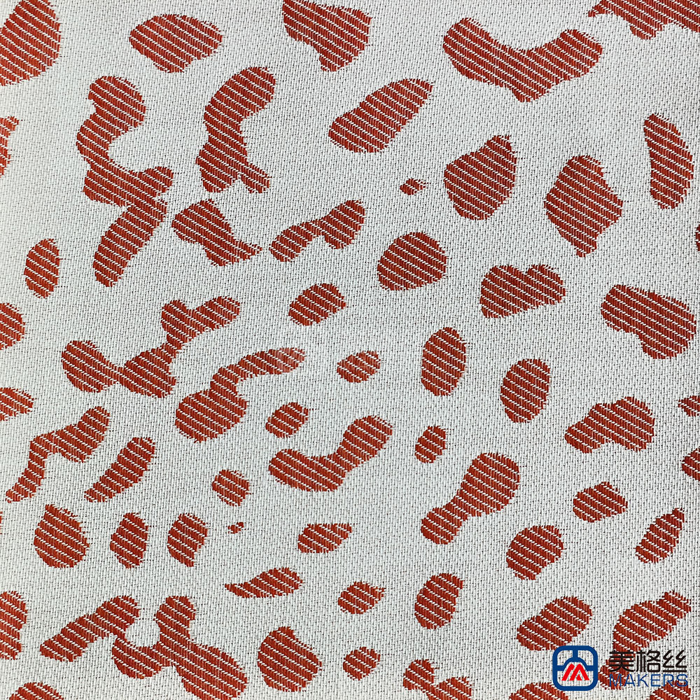 380gsm | Spotted | Red | Solution Dyed Acrylic Fabric for Cushion Cover