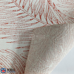 380gsm | Palm Tree | Red | Solution Dyed Acrylic Fabric for Cushion Cover