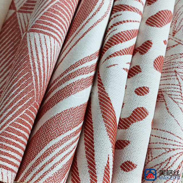 380gsm | Spotted | Red | Solution Dyed Acrylic Fabric for Cushion Cover