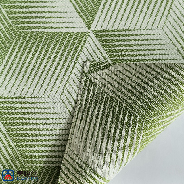 360gsm | Cube | Green | Solution Dyed Acrylic Fabric