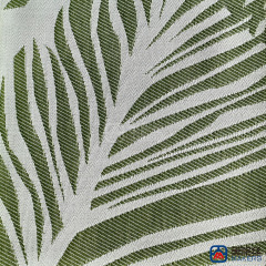 380gsm | Palm Leaf | Green | Solution Dyed Acrylic Fabric for Cushion Cover