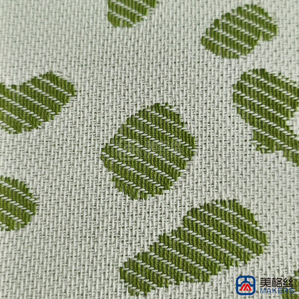380gsm | Spotted | Green | Solution Dyed Acrylic Fabric for Cushion Cover