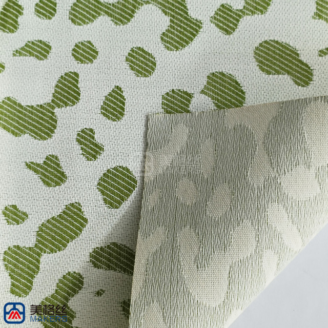 380gsm | Spotted | Green | Solution Dyed Acrylic Fabric for Cushion Cover