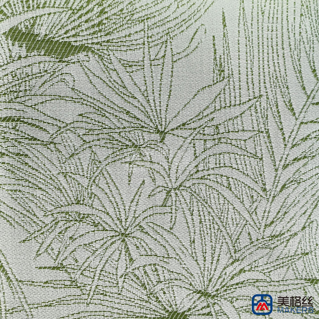 380gsm | Palm Tree | Green | Solution Dyed Acrylic Fabric for Cushion Cover