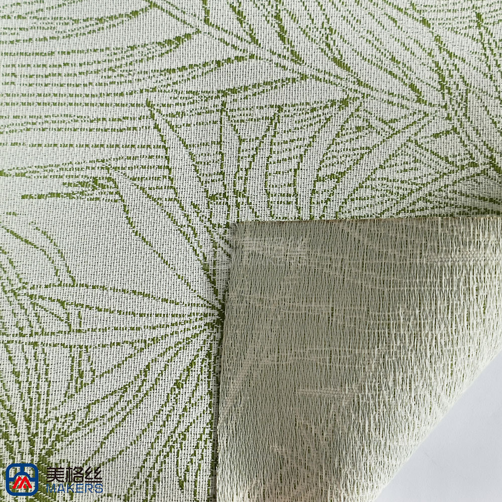 380gsm | Palm Tree | Green | Solution Dyed Acrylic Fabric for Cushion Cover