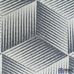 360gsm | Cube | Blue | Solution Dyed Acrylic Fabric