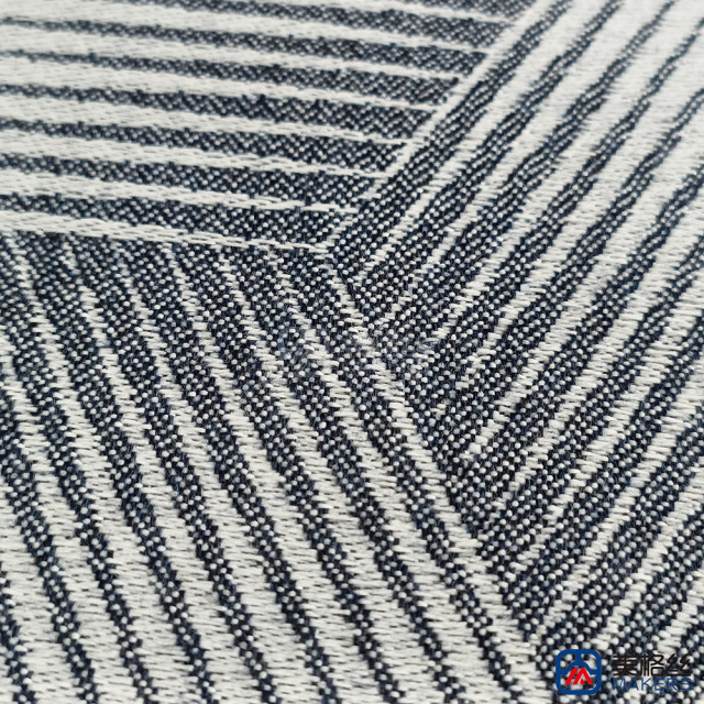 360gsm | Cube | Blue | Solution Dyed Acrylic Fabric