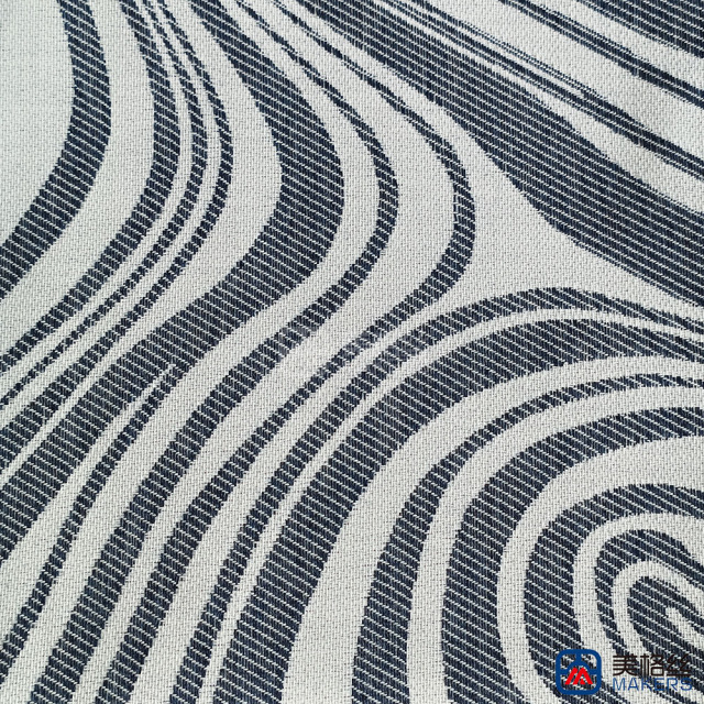 380gsm | Ripple | Blue | Solution Dyed Acrylic Fabric