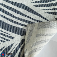 380gsm | Palm Leaf | Blue | Solution Dyed Acrylic Fabric