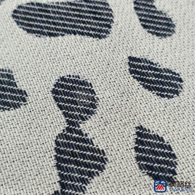 380gsm | Spotted | Blue | Solution Dyed Acrylic Fabric