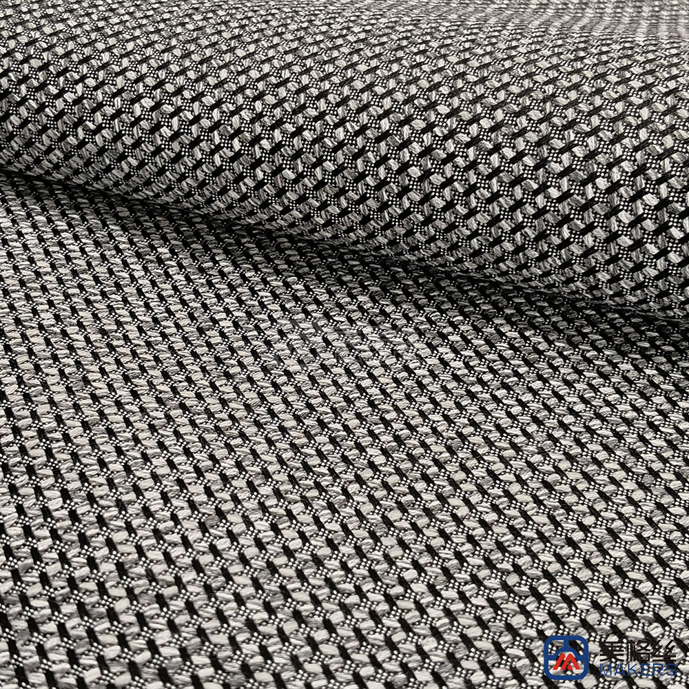 400gsm | Cross | Grey Black | Width 137cm | Solution Dyed Acrylic Fabric