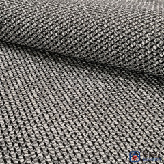 400gsm | Cross | Grey Black | Width 137cm | Solution Dyed Acrylic Fabric