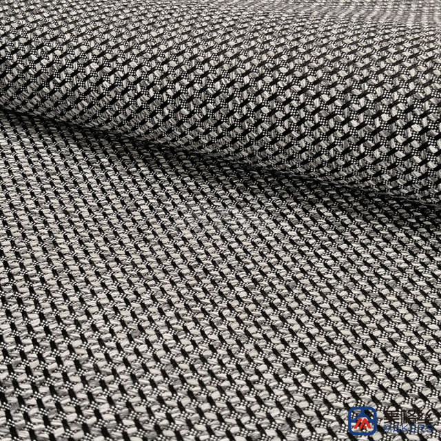 400gsm | Cross | Grey Black | Width 137cm | Solution Dyed Acrylic Fabric
