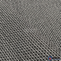 400gsm | Cross | Grey Black | Width 137cm | Solution Dyed Acrylic Fabric