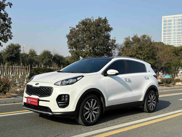 2017 Kia KX5 1.6T 2WD 15th Anniv DLX | 141000KM White/Black Used SUV For Export