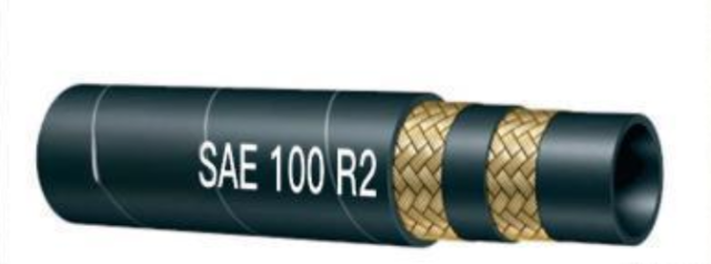 강선으로 보강된 유압 호스 (커버형)