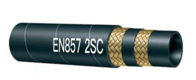 WRAPPED COVER STEEL WIRE REINFORCED HYDRAULIC HOSE