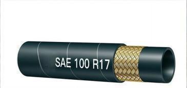 컴팩트한 디자인, 최대 작동 압력 21MPa, 1~2겹 강선 보강, 고무 코팅 유압 호스