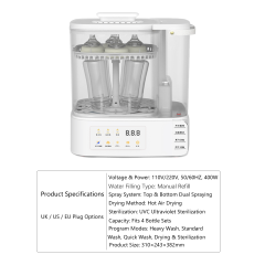 4-in-1 Automatic Baby Bottle Washer