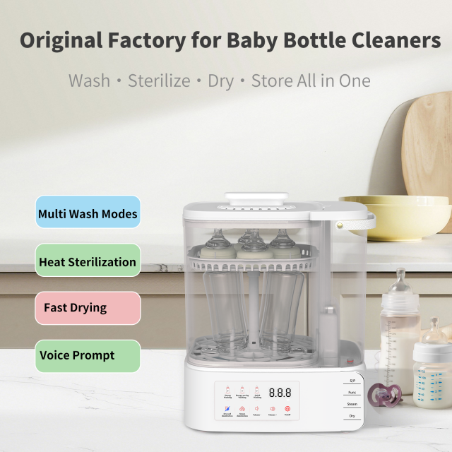 4-in-1 Automatic Baby Bottle Washer