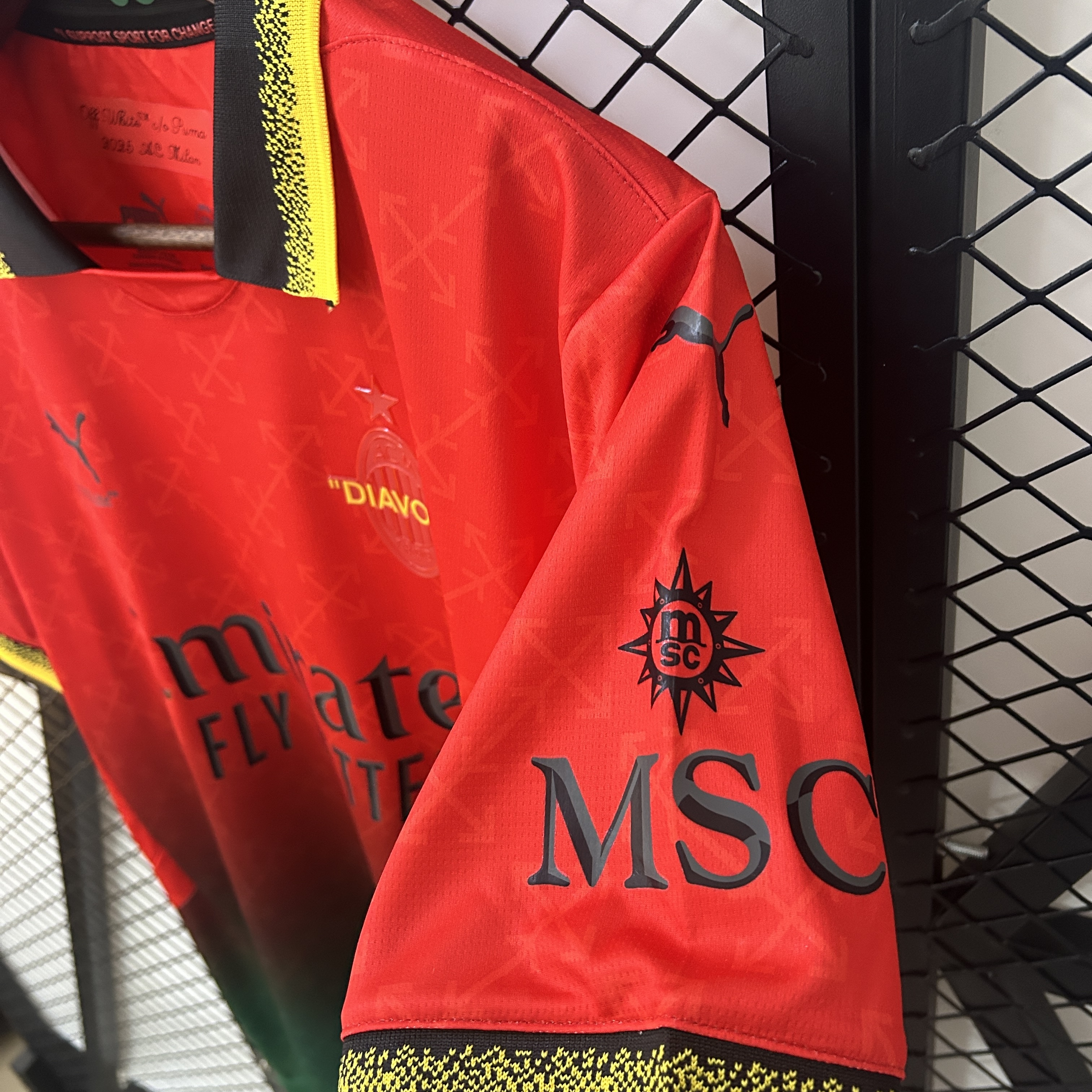 2025/26 AC Milan Red And Green Special Jersey