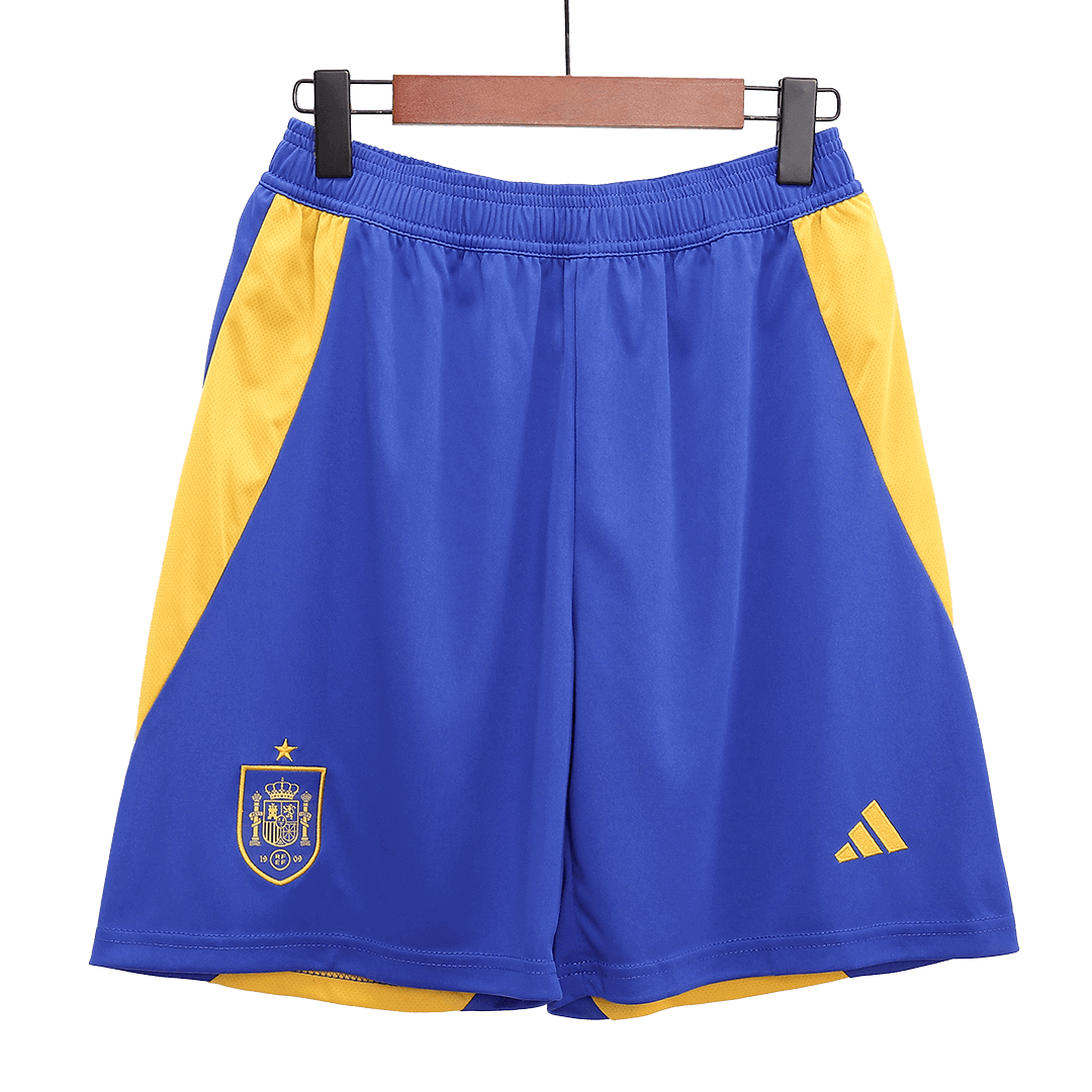 2024 Euro Spain Home Soccer Shorts