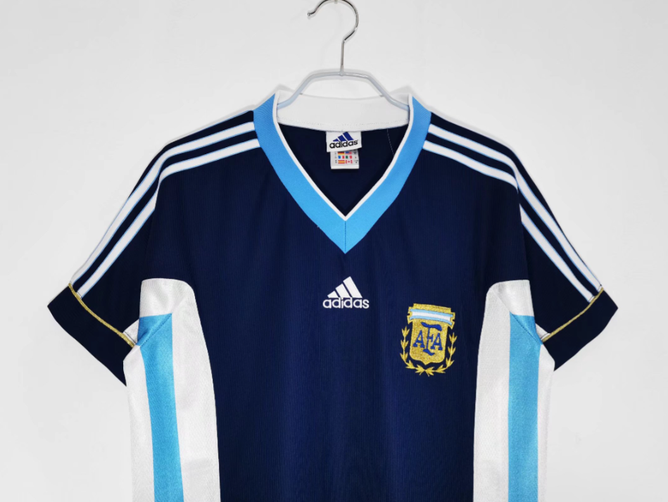 1998 World Cup Argentina Retro Jersey Away