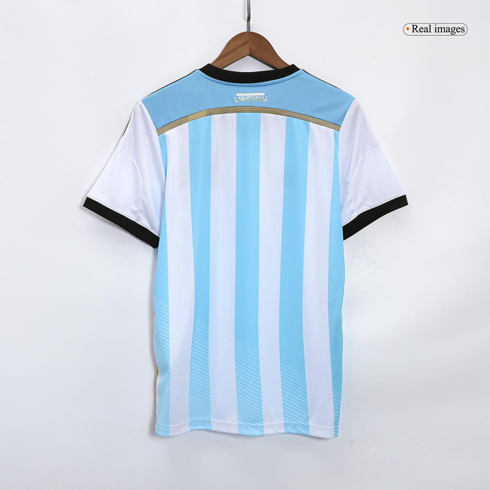 2014 World Cup Argentina Home Retro Jersey