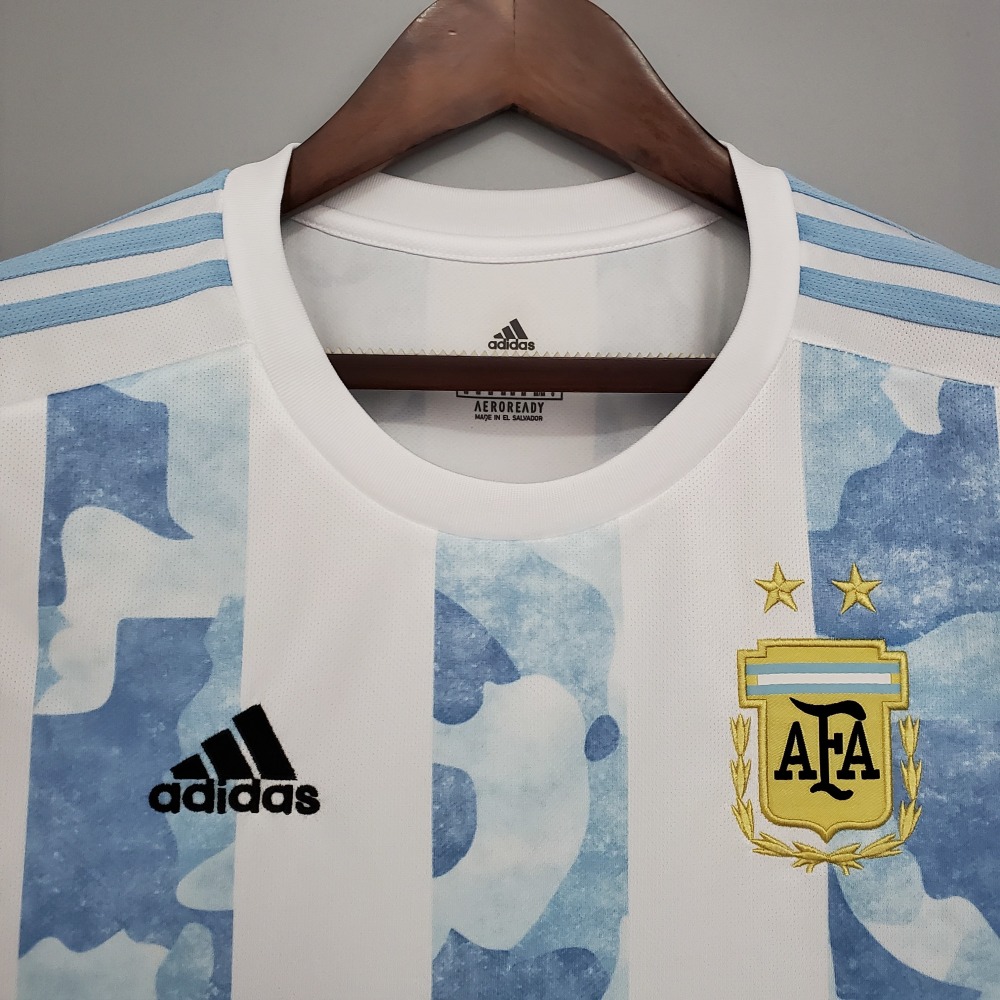 2021 Copa América Argentina Home Retro Jersey