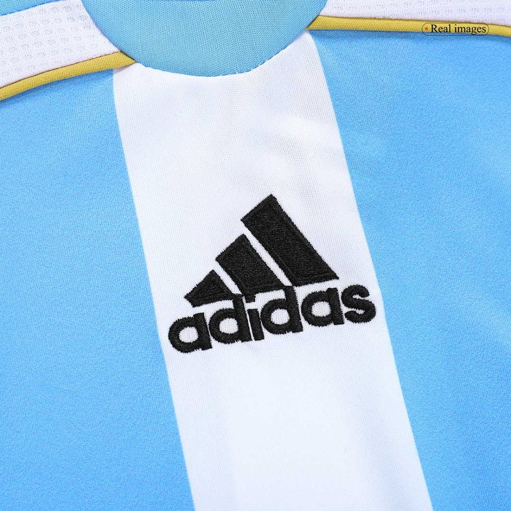 2006 World Cup Argentina Home Long Sleeve Retro Jersey