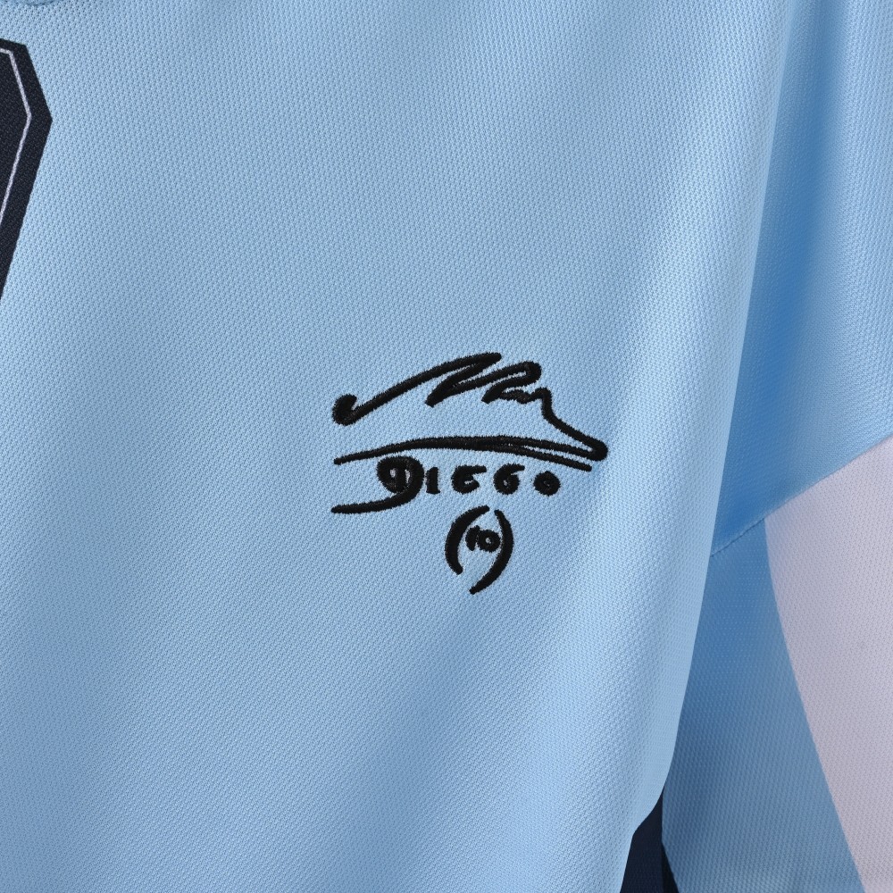2001 Argentina Maradona #10 Commemorative Edition Retro Jersey