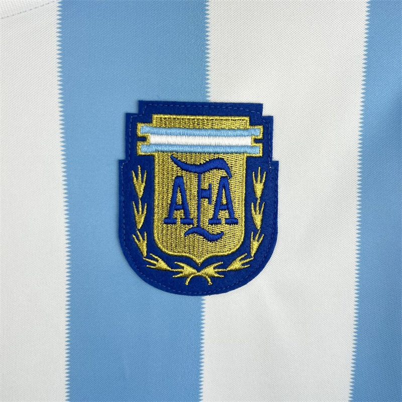 1986 World Cup Argentina Retro Jersey Home