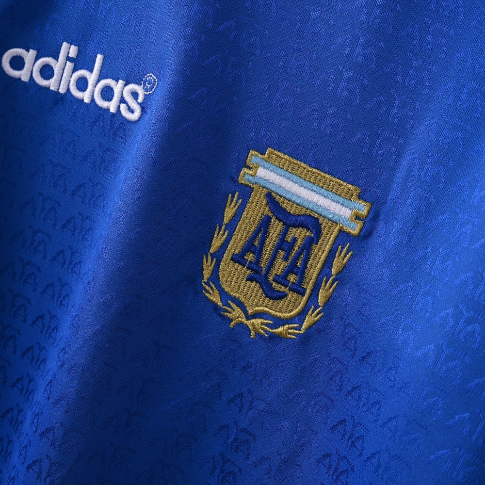 1994 World Cup Argentina Away Retro Jersey Long Sleeve