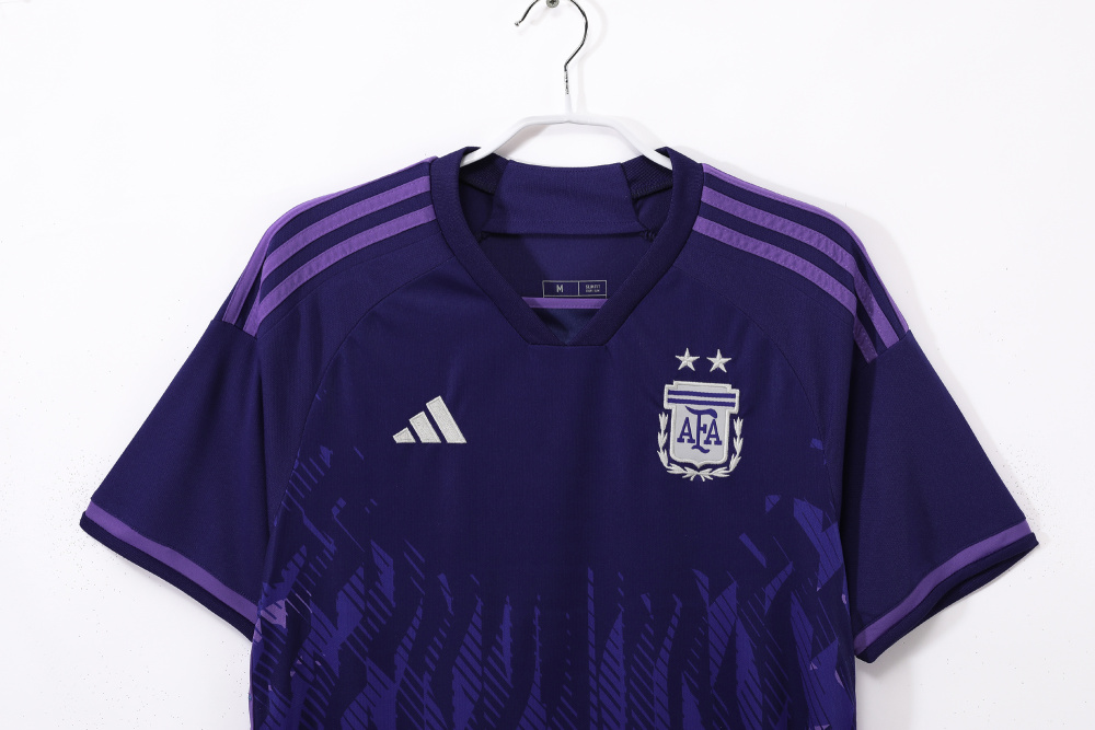 2022 World Cup Argentina Away 2-Star Retro Jersey