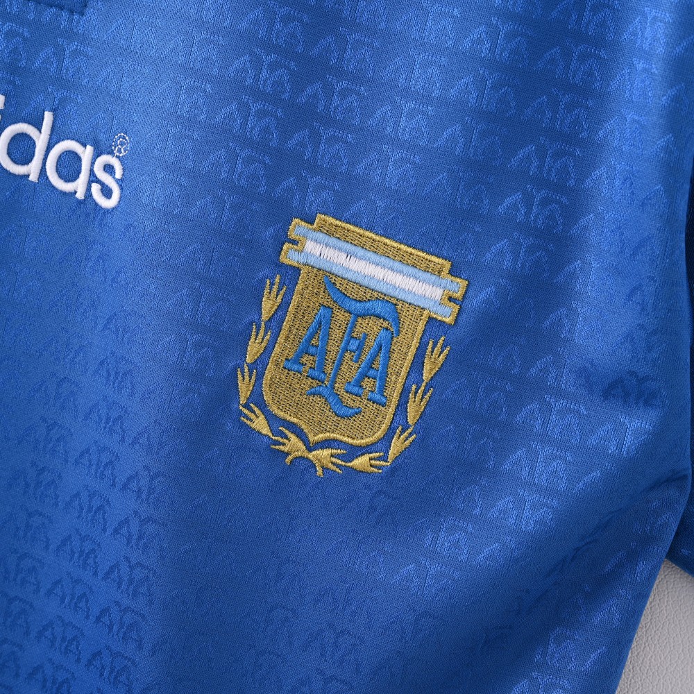 1994 World Cup Argentina Retro Jersey Away