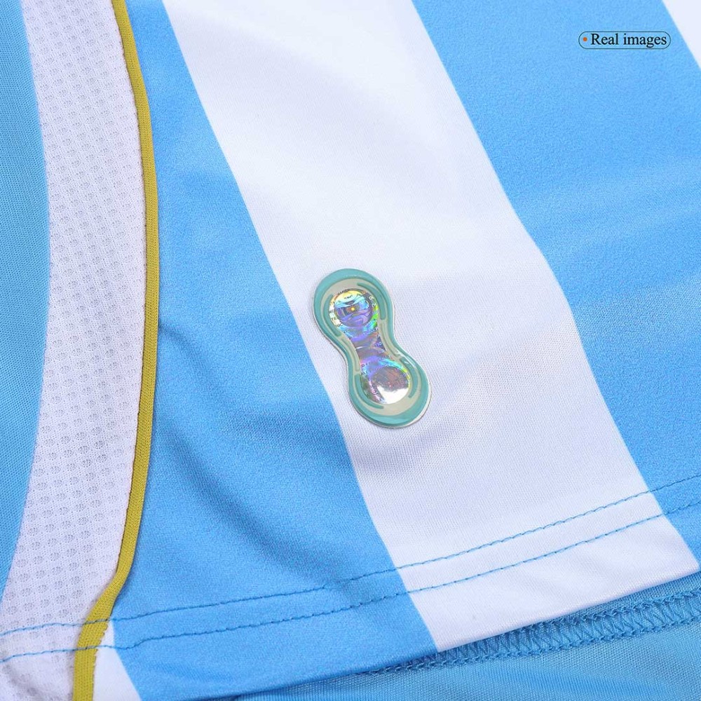 2006 World Cup Argentina Home Long Sleeve Retro Jersey