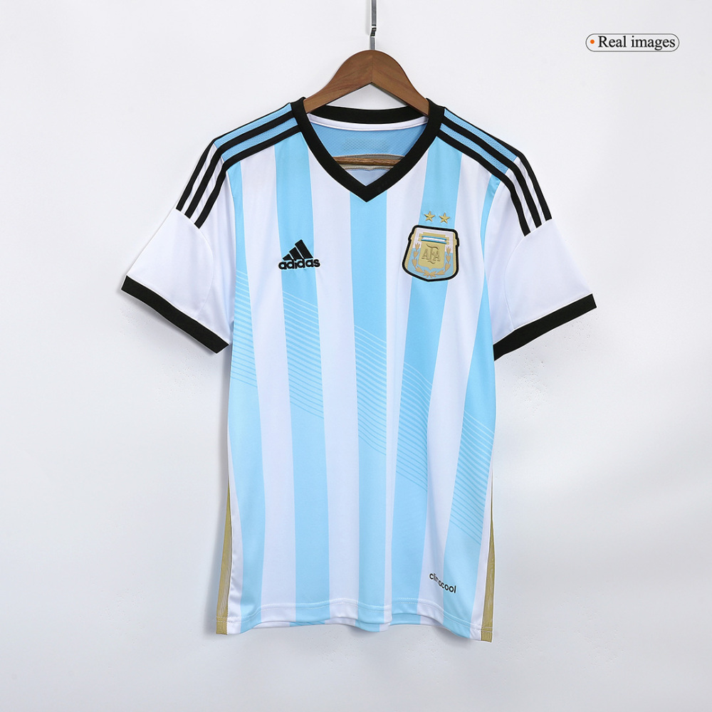 2014 World Cup Argentina Home Retro Jersey
