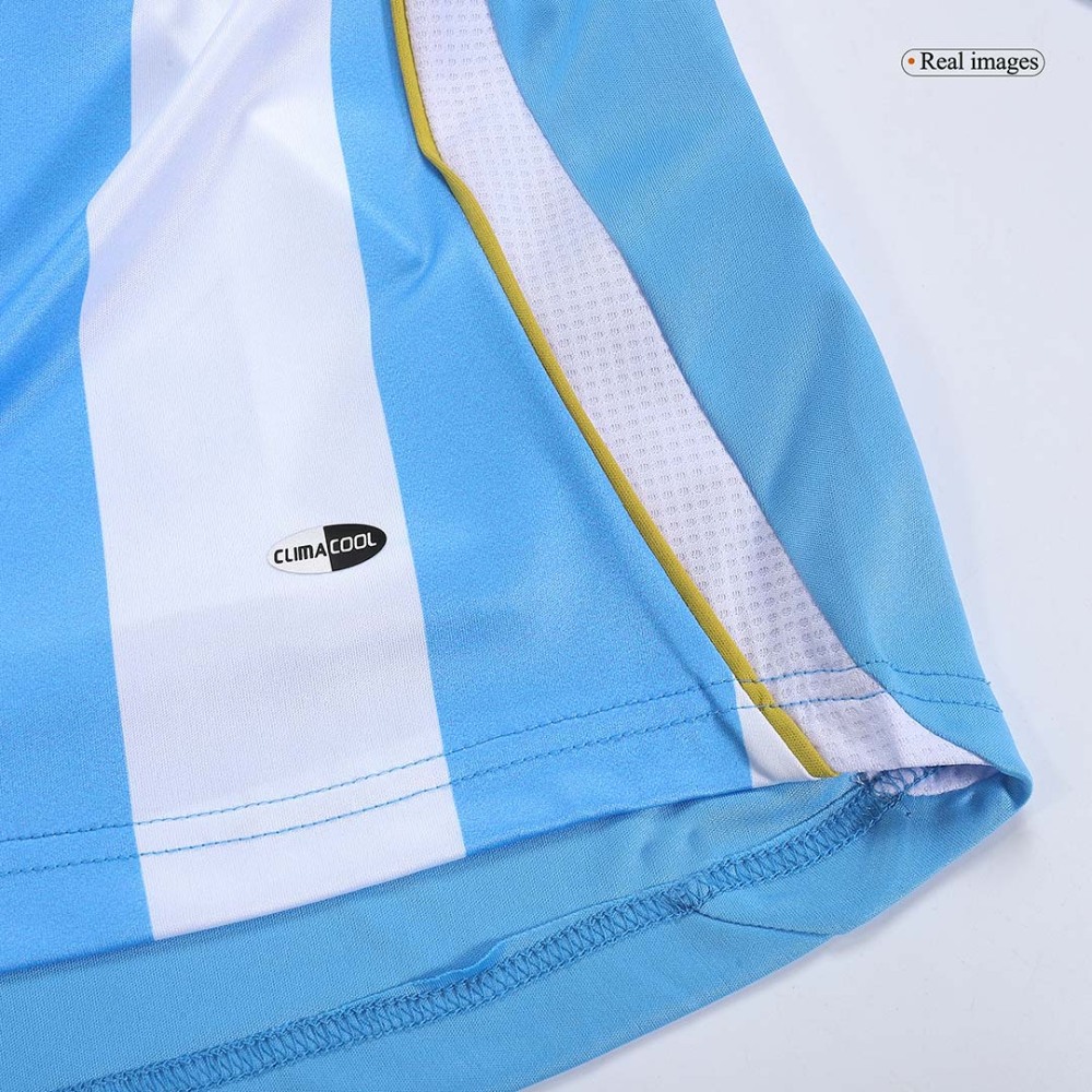2006 World Cup Argentina Home Long Sleeve Retro Jersey