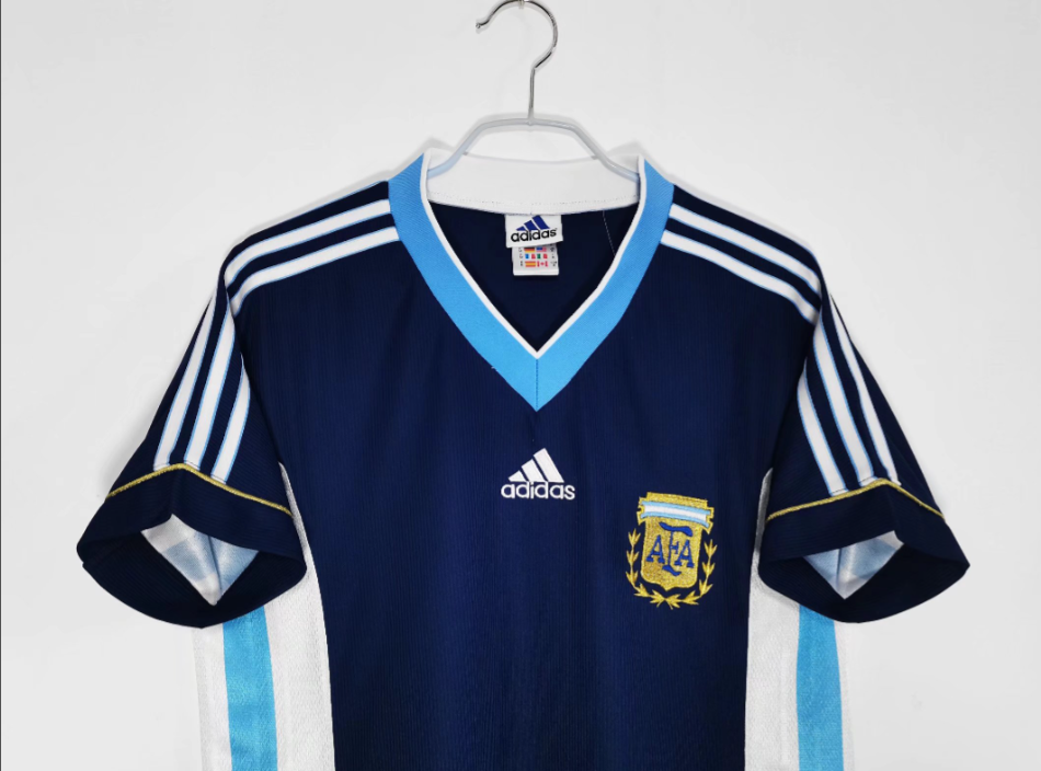 1998 World Cup Argentina Retro Jersey Away