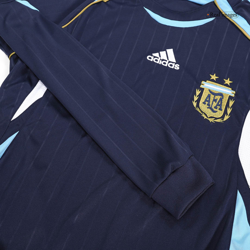 2006 World Cup Argentina Away Long Sleeve Retro Jersey